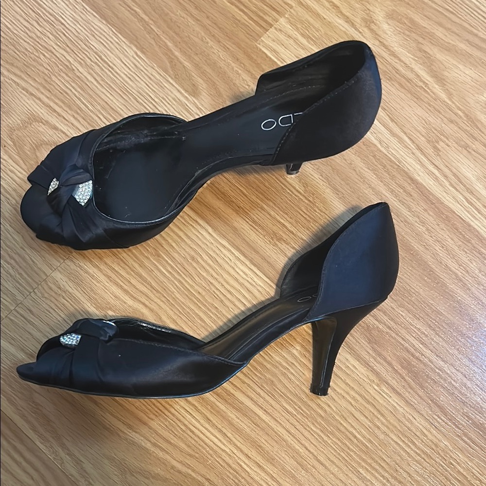 ALDO Black Women's Shoes with Bow Detail